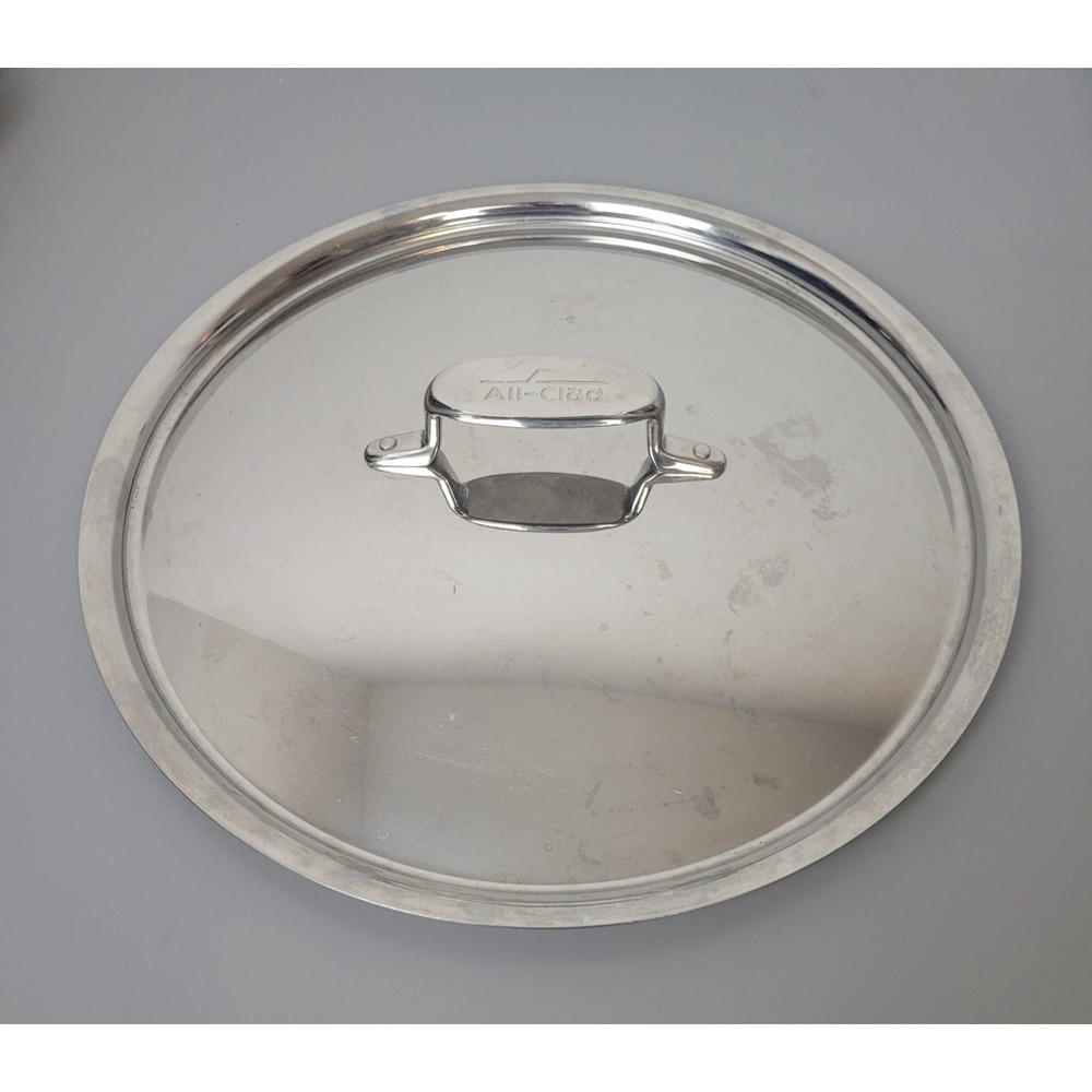 All Clad 12" Stainless Steel Lid Stock Pot  Fry Pan Skillet - Lid Only